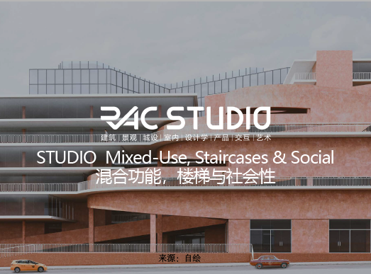 2021STUDIO-Mixed-Use, Staircases & Social 混合功能，楼梯与社会性
