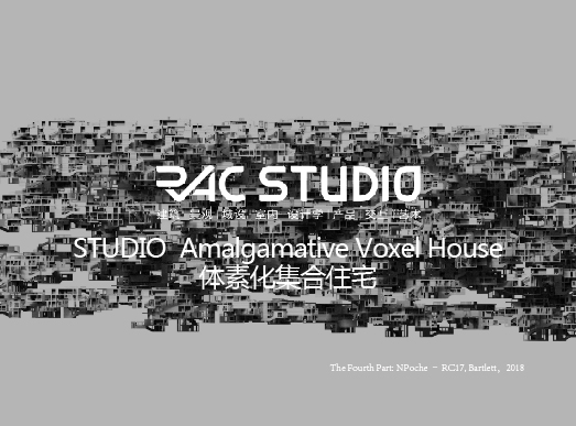 2022STUDIO 体素化集合住宅Amalgamative Voxel House