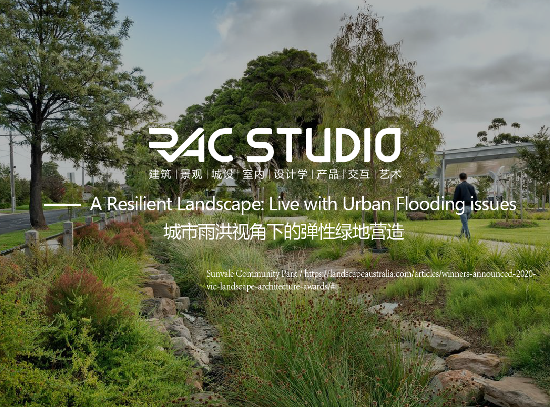 城市雨洪视角下的弹性绿地营造  A Resilient Landscape: Live with Urban Flooding issues