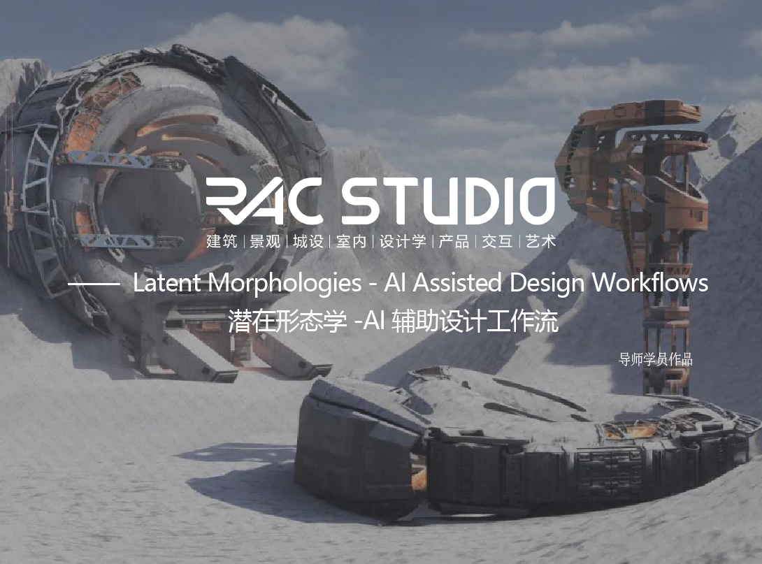 【2024海外教授工作坊】-潜在形态学-AI辅助设计工作流 Latent Morphologies - AI Assisted Design Workflows  Latent Morphologies - AI Assisted Design Workflows