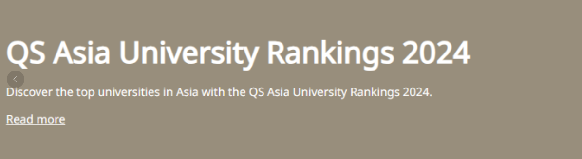 2024QS亚洲大学排名发布！北大蝉联榜首！港校排名上大分！