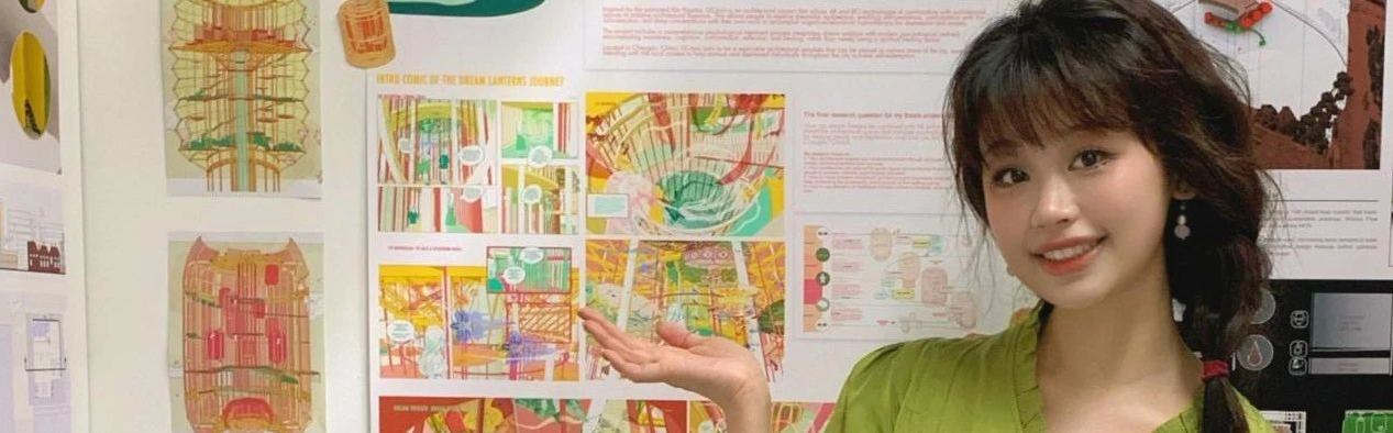人美图绝!MSA超甜学姐的建筑毕设:打造梦境疗愈建筑,实现与自我灵魂深度对话